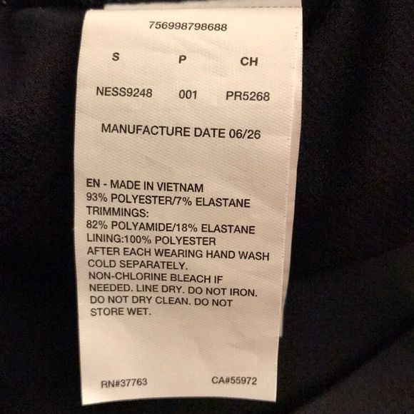 Nike Striped Tankini Swimsuit Top - Picture 5 of 5